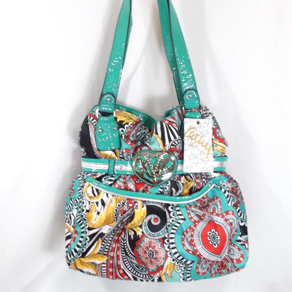 NEW $89 KATHY VAN ZEELAND HANDBAG TOTE PURSE BAG
